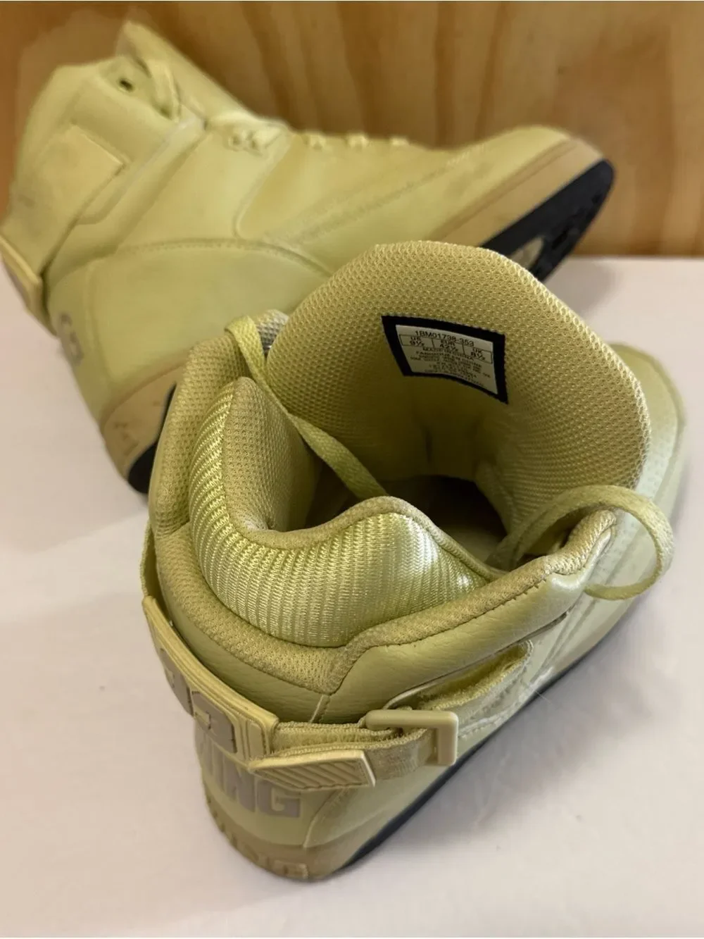 Ewing 33 Hi Pu Men's Basketball Shoe Pale Green/oxford Tan/oxford Tan Size 9 1/2